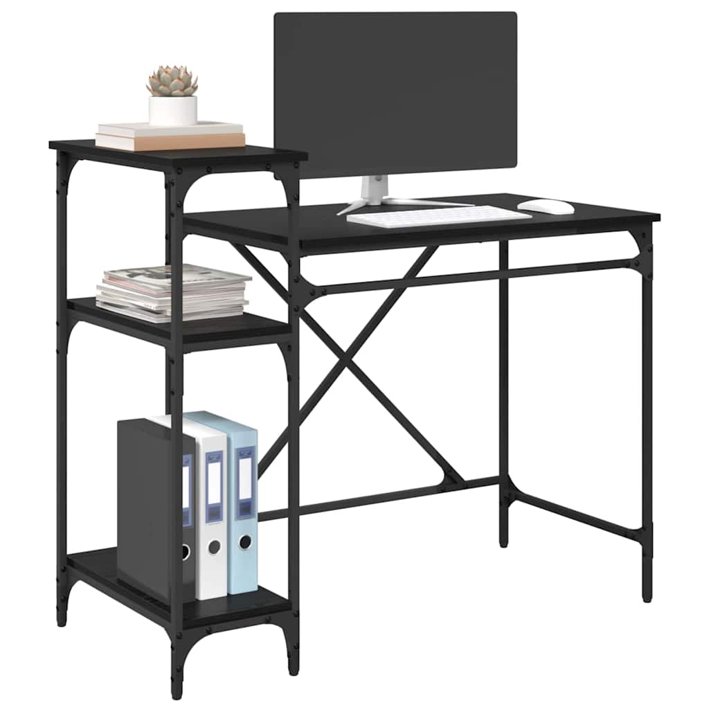 Bureau Chêne noir 105 x 50 x 90 cm Bois d'ingénierie - XIOS