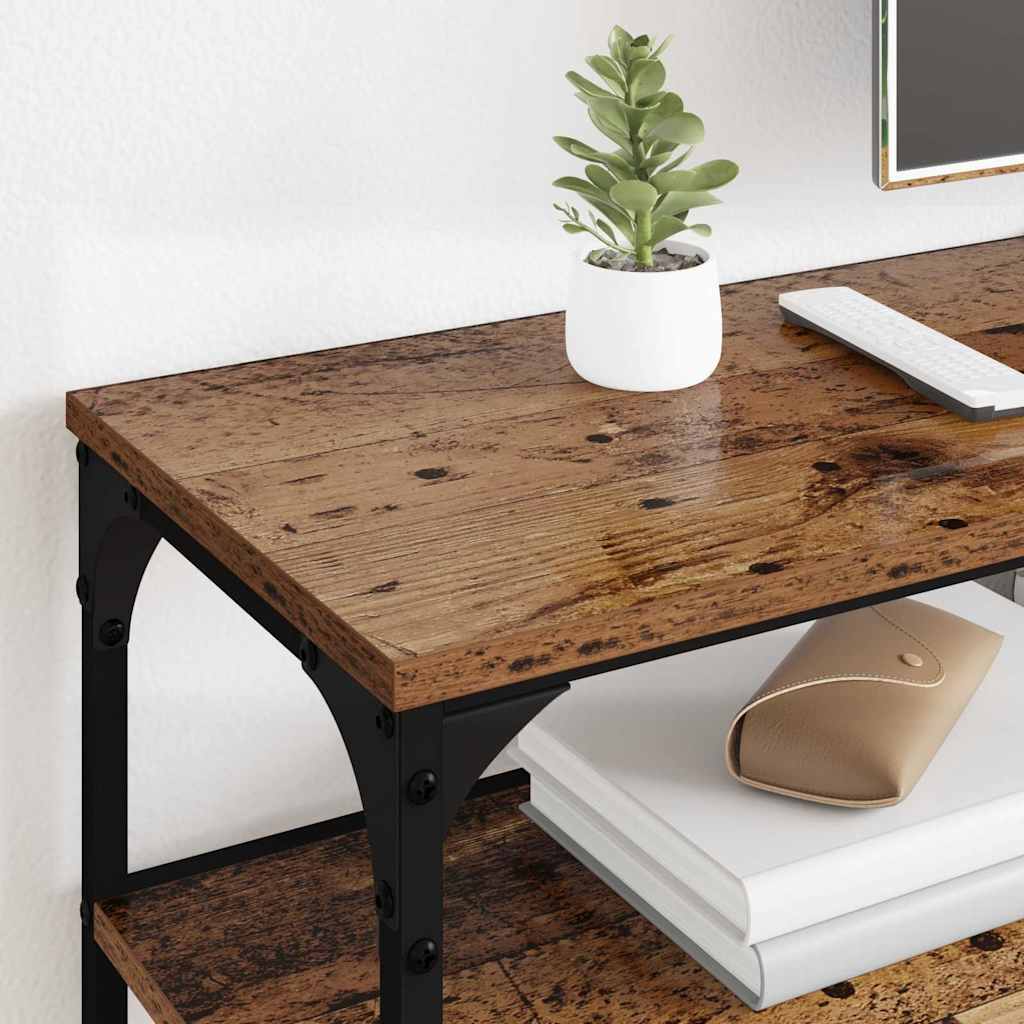 Meuble TV Bois Ancien 200 x 30 x 50 cm Bois d'ingénierie et fer - XIOS