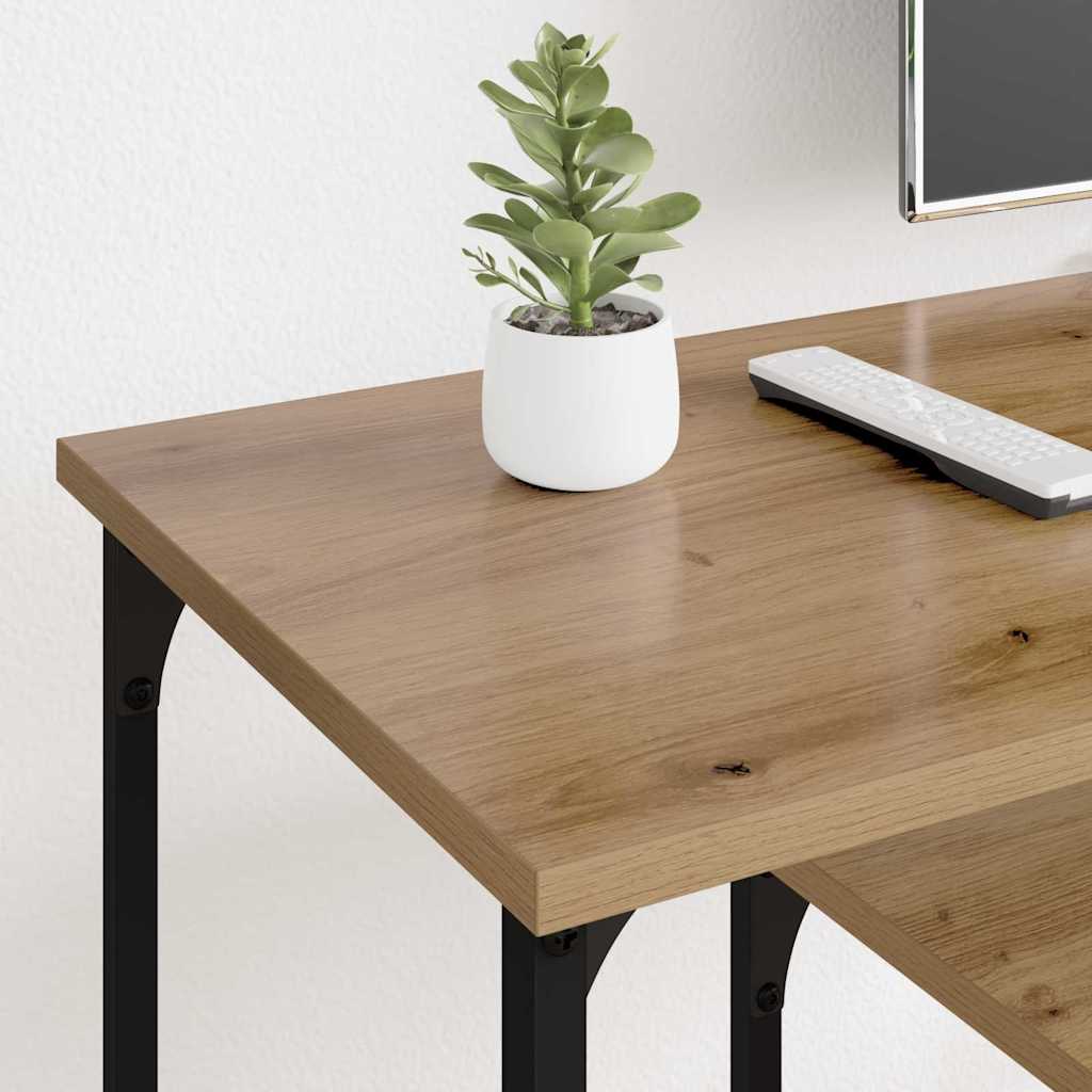 Meuble TV Chêne artisanal 102 x 35 x 45,5 cm - XIOS