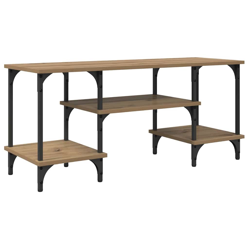 Meuble TV Chêne artisanal 102 x 35 x 45,5 cm - XIOS