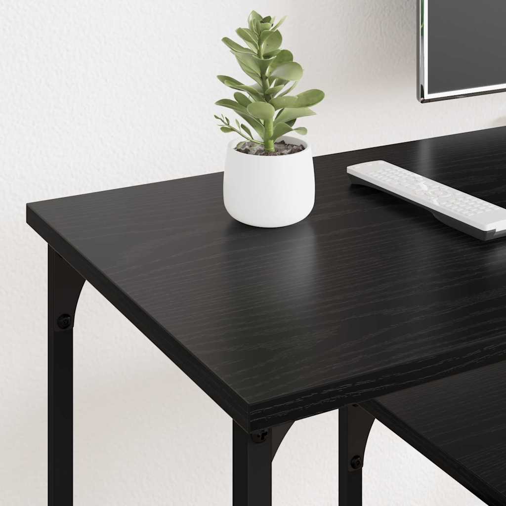 Meuble TV Chêne noir 102 x 35 x 45,5 cm - XIOS