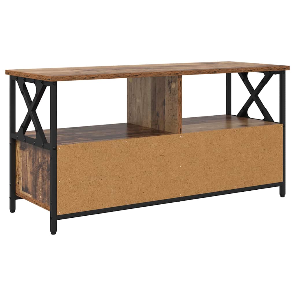 Meuble TV avec tiroir Bois Ancien 90 x 33 x 45 cm - XIOS