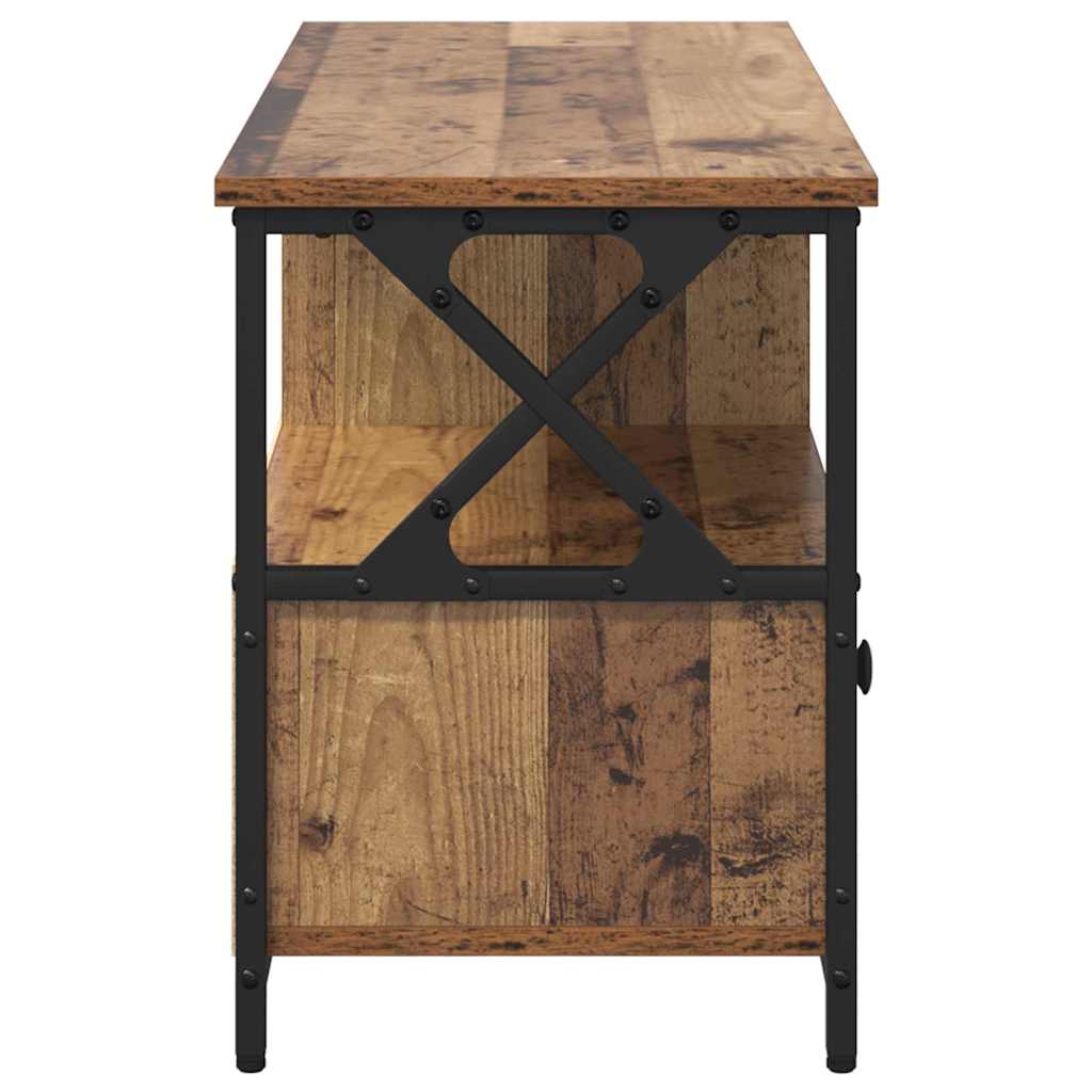 Meuble TV avec tiroir Bois Ancien 90 x 33 x 45 cm - XIOS