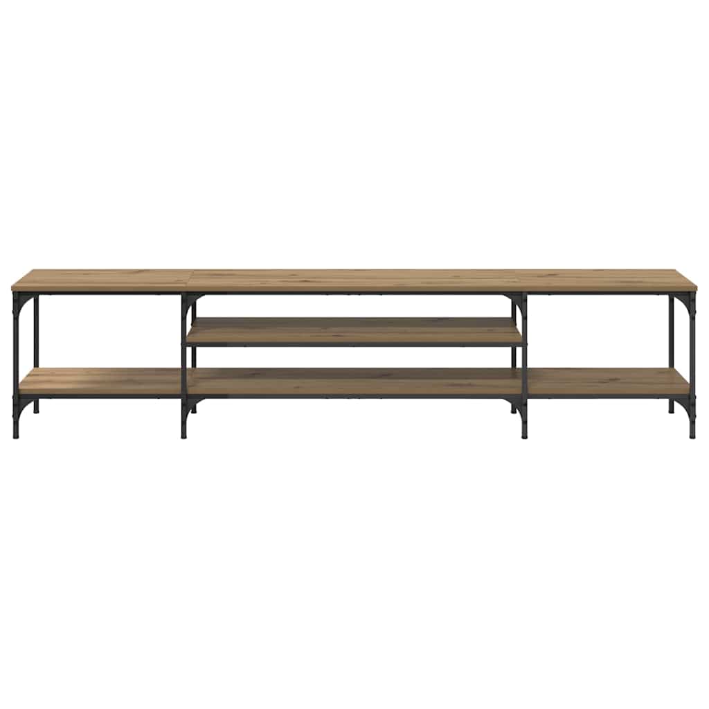 Meuble TV Chêne artisanal 201 x 35 x 45 cm - XIOS