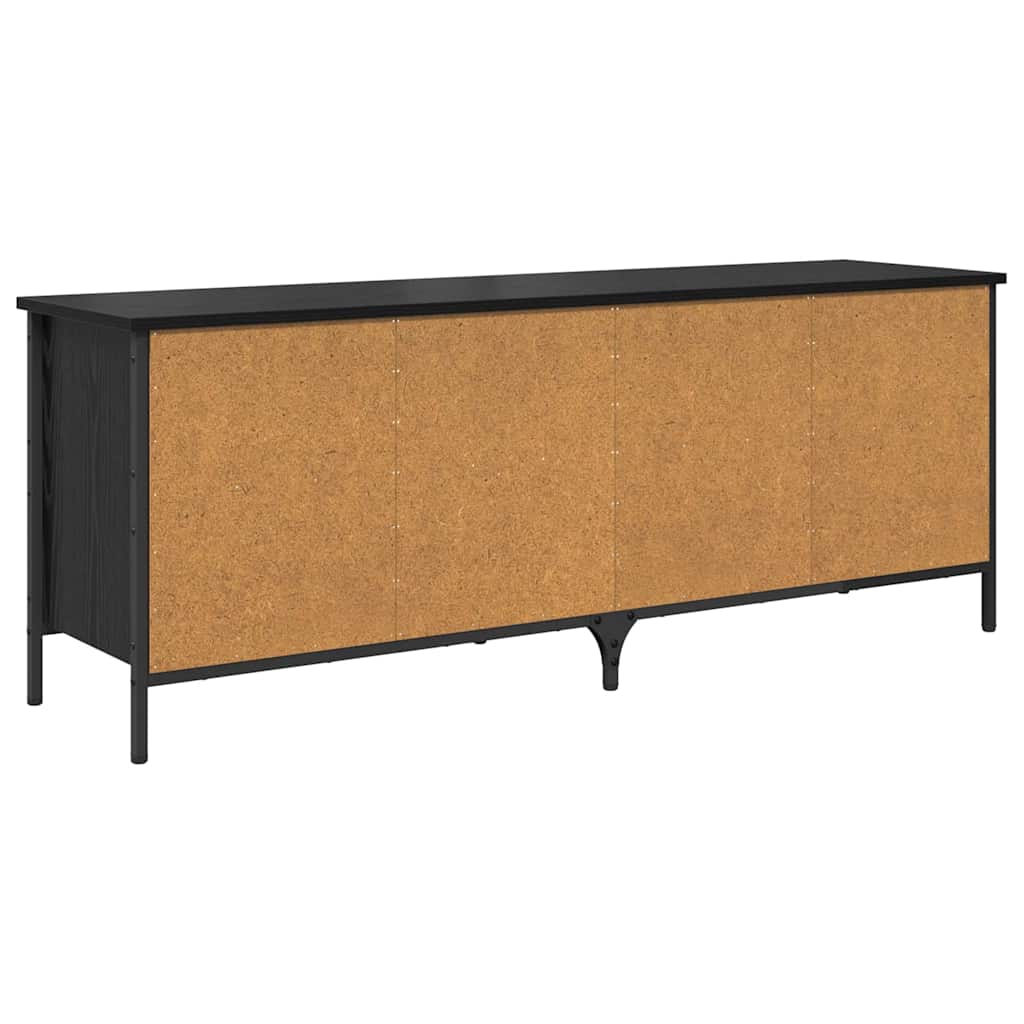 Cabinet à chaussures avec étagère Chêne noir 131 x 35 x 50 cm - XIOS