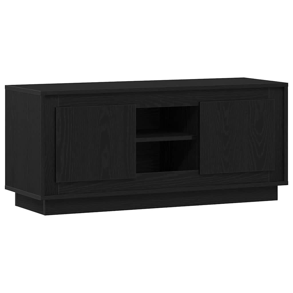 Meuble TV Chêne noir 102 x 35 x 45 cm Bois d'ingénierie - XIOS