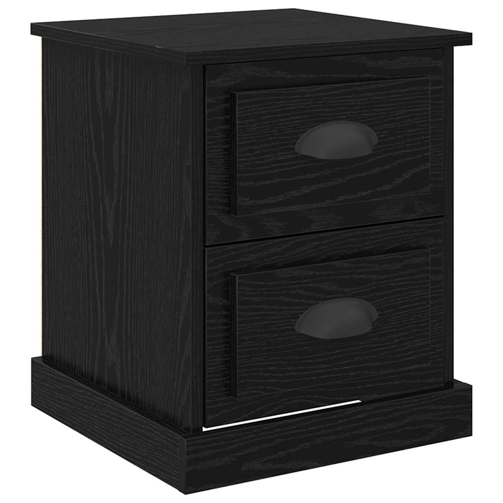Cabinet de chevet avec tiroir Chêne noir 39 x 39 x 47.5 cm - XIOS