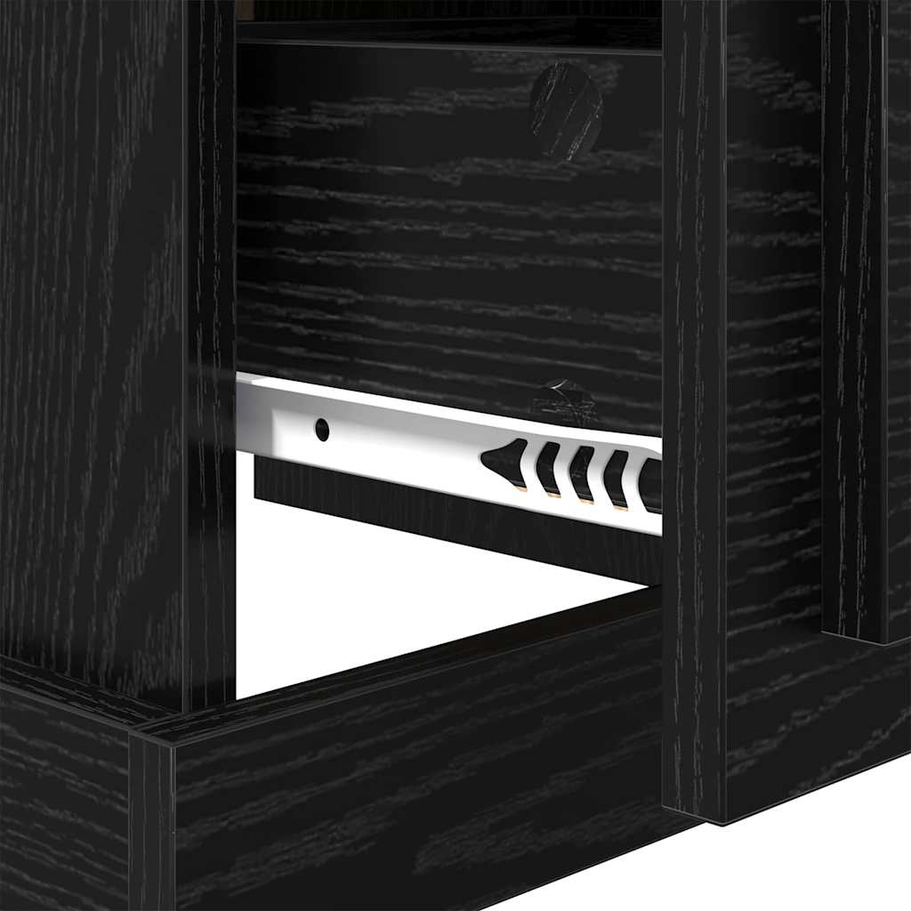 Cabinet de chevet 2 pcs Chêne noir 39 x 39 x 47.5 cm - XIOS