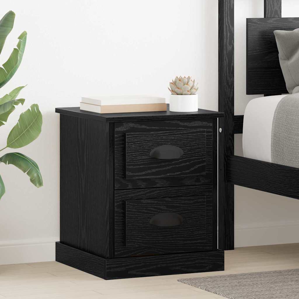 Cabinet de chevet 2 pcs Chêne noir 39 x 39 x 47.5 cm - XIOS