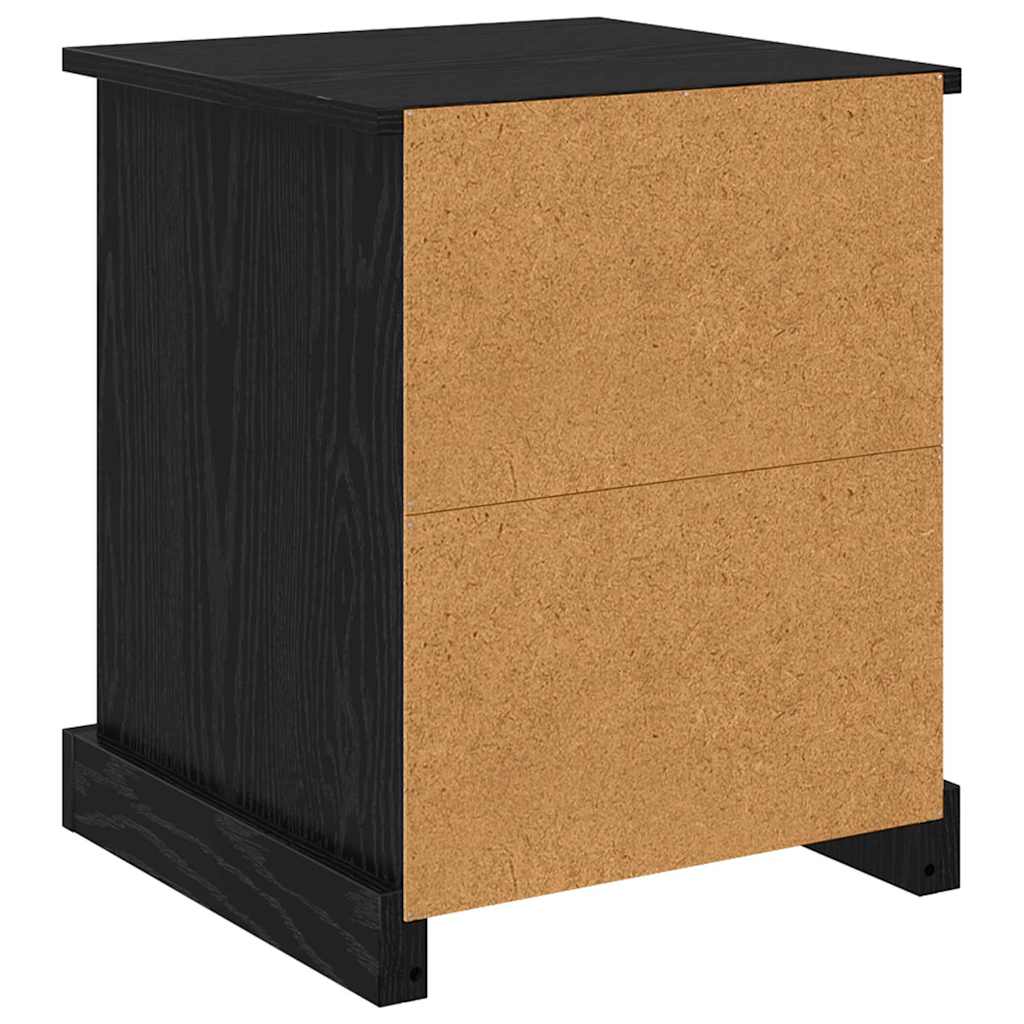 Cabinet de chevet 2 pcs Chêne noir 39 x 39 x 47.5 cm - XIOS