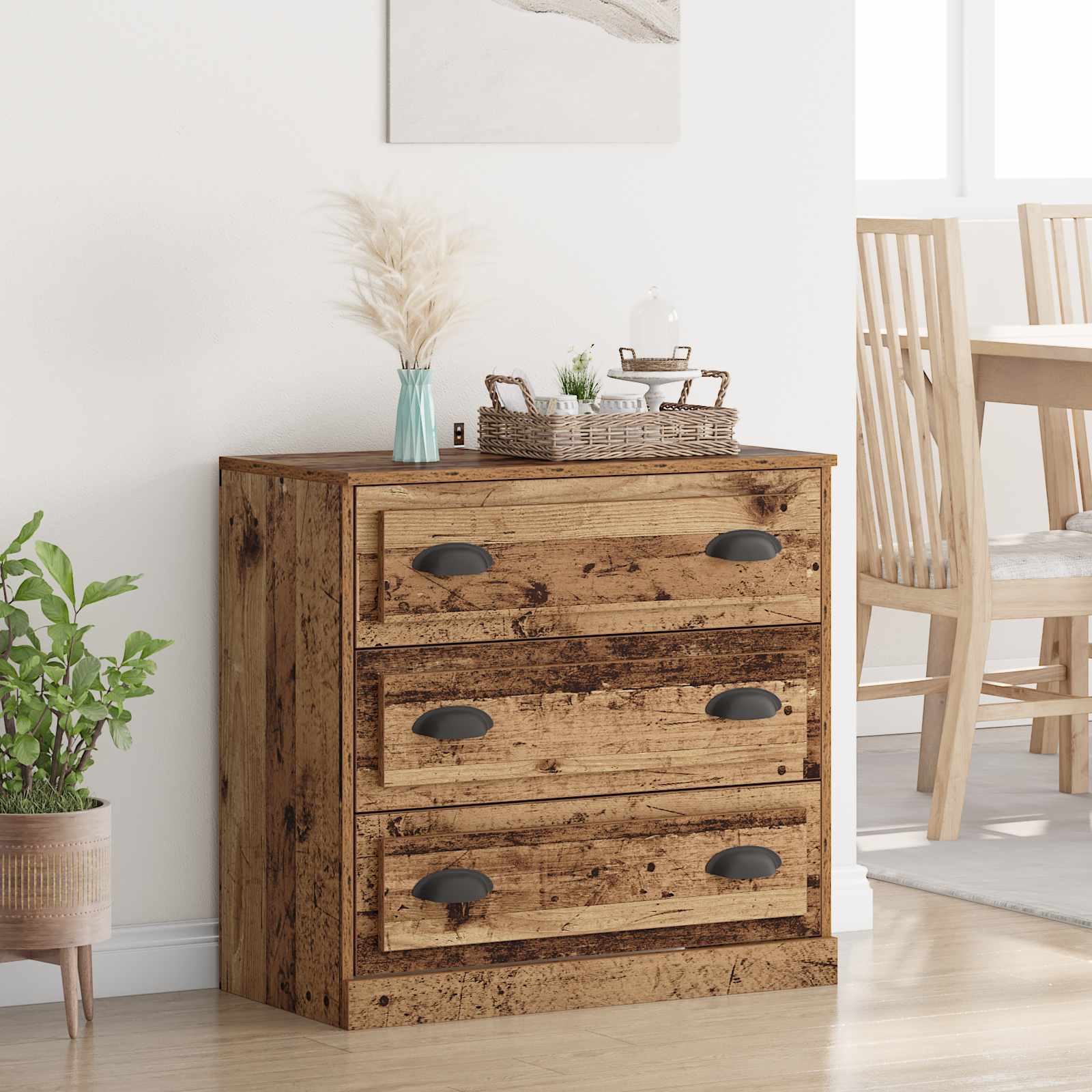 Buffet Bois Ancien 70 x 35,5 x 67,5 cm Bois d'ingénierie - XIOS