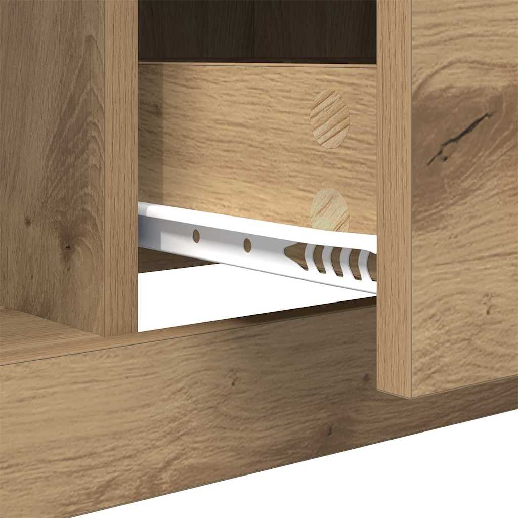 Table basse Chêne artisanal 90 x 50 x 35 cm Bois d'ingénierie - XIOS