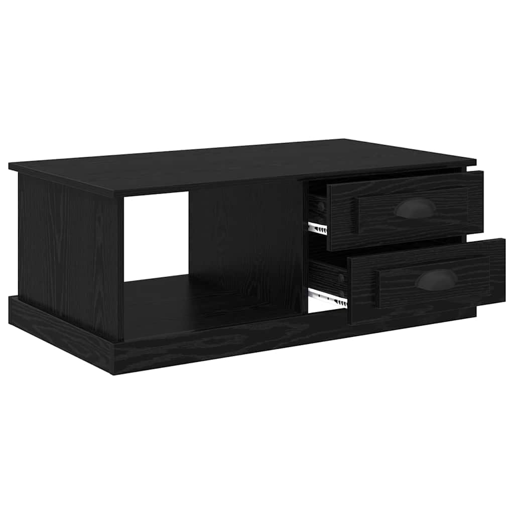 Table basse Chêne noir 90 x 50 x 35 cm Bois d'ingénierie - XIOS