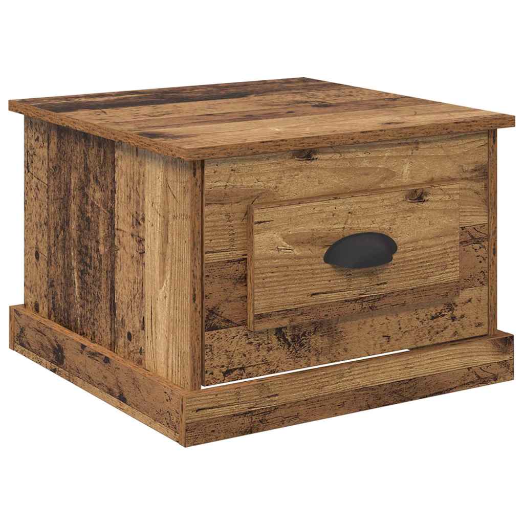Table basse Bois ancien 50 x 50 x 35 cm Bois d'ingénierie - XIOS