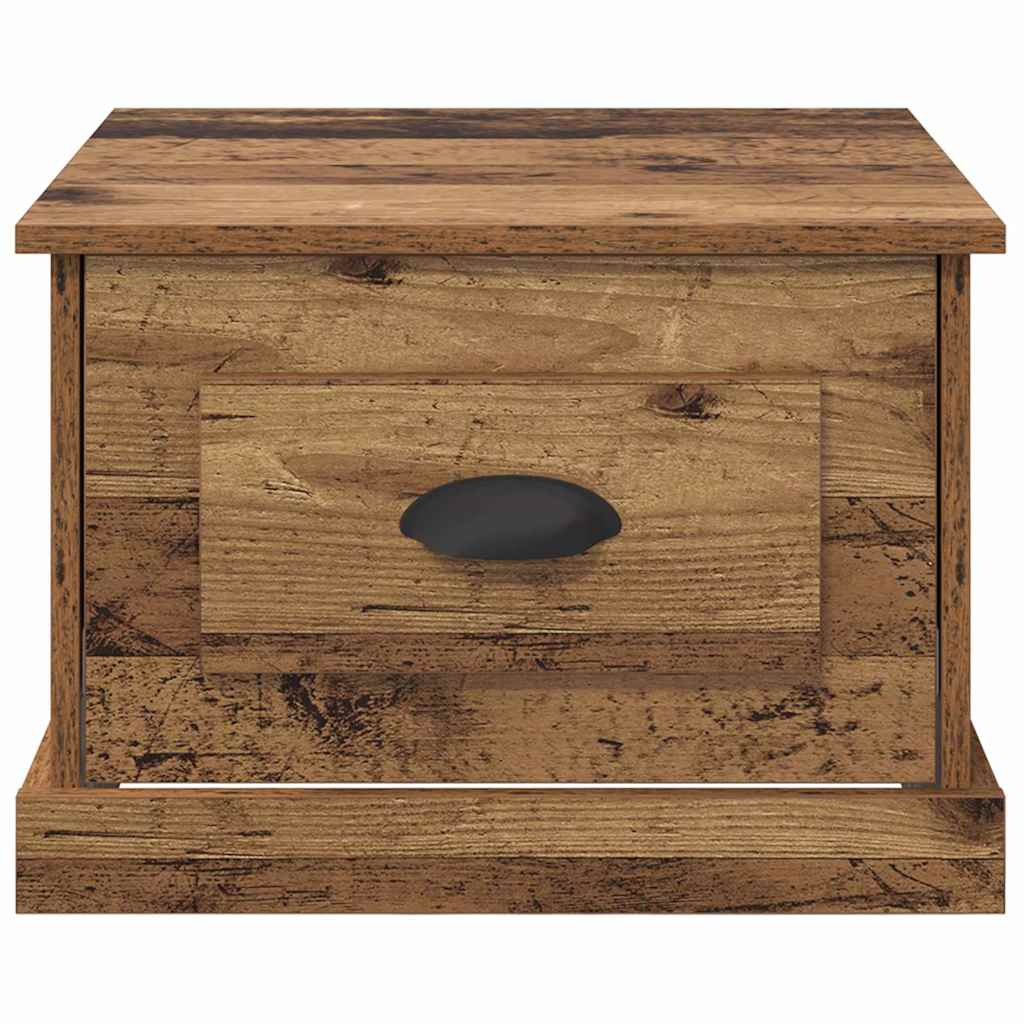 Table basse Bois ancien 50 x 50 x 35 cm Bois d'ingénierie - XIOS