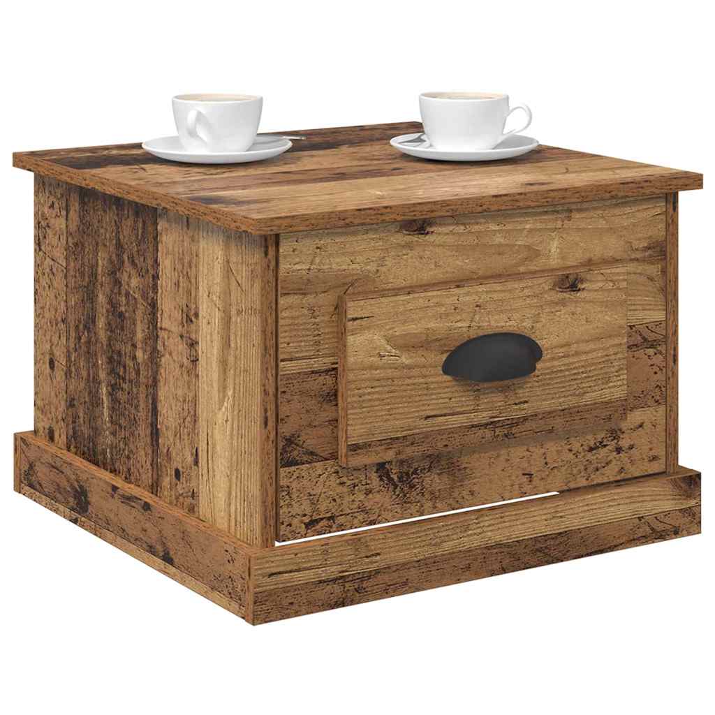 Table basse Bois ancien 50 x 50 x 35 cm Bois d'ingénierie - XIOS