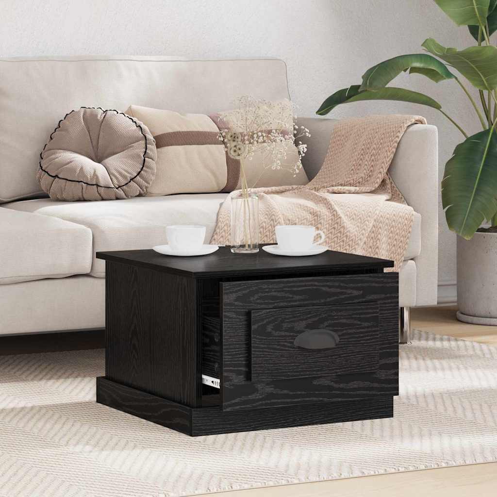 Table basse Chêne noir 50 x 50 x 35 cm Bois d'ingénierie - XIOS