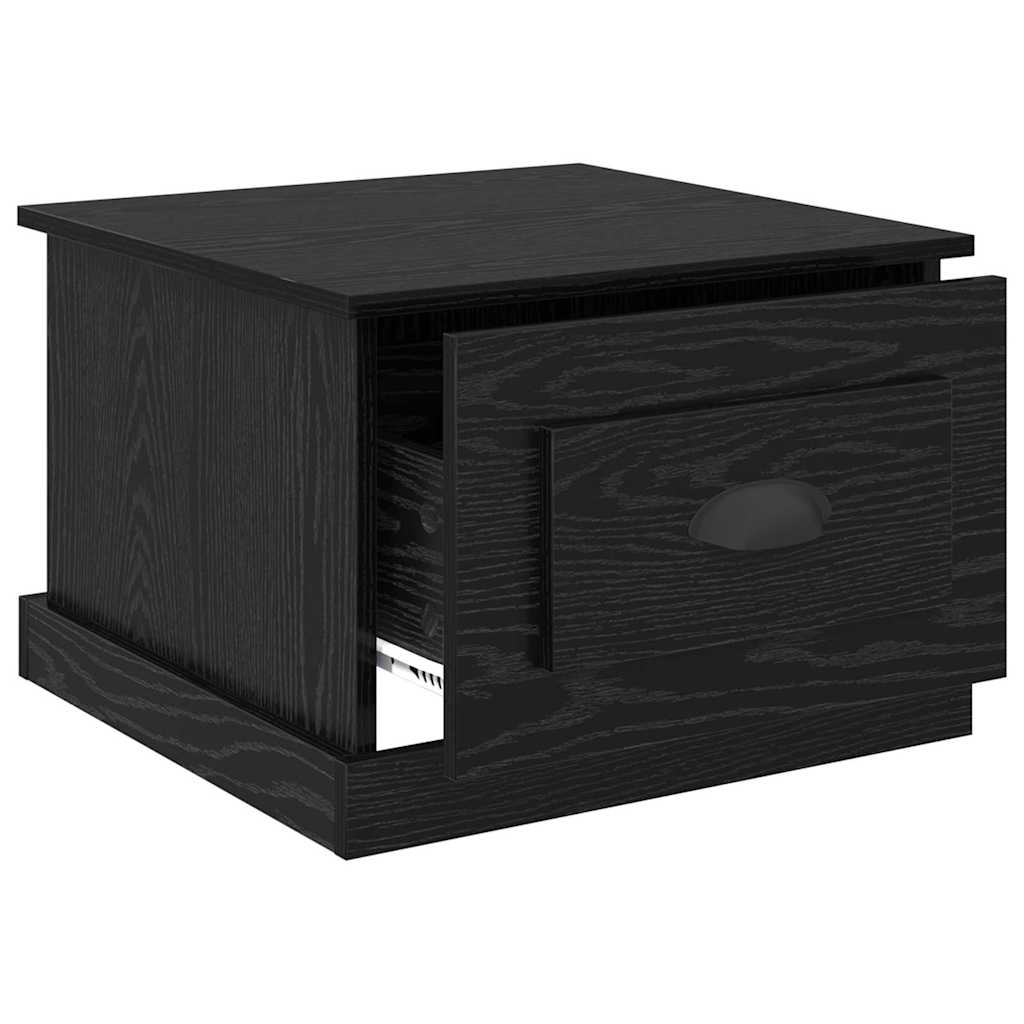 Table basse Chêne noir 50 x 50 x 35 cm Bois d'ingénierie - XIOS
