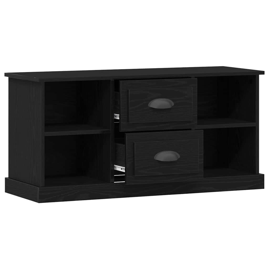 Meuble TV Chêne noir 99,5 x 35,5 x 48 cm Bois d'ingénierie - XIOS