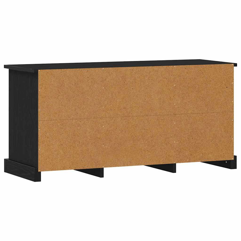 Meuble TV Chêne noir 99,5 x 35,5 x 48 cm Bois d'ingénierie - XIOS