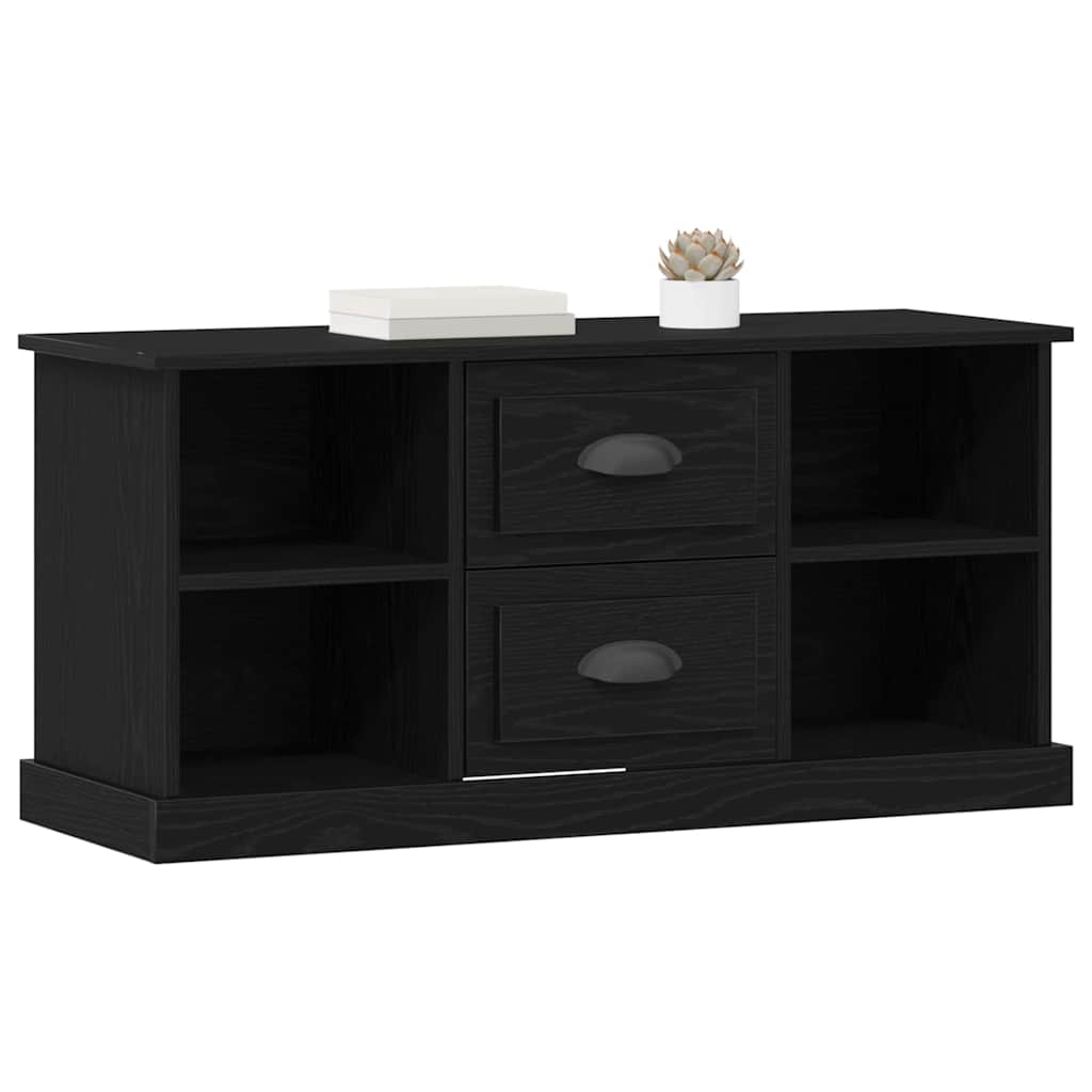 Meuble TV Chêne noir 99,5 x 35,5 x 48 cm Bois d'ingénierie - XIOS
