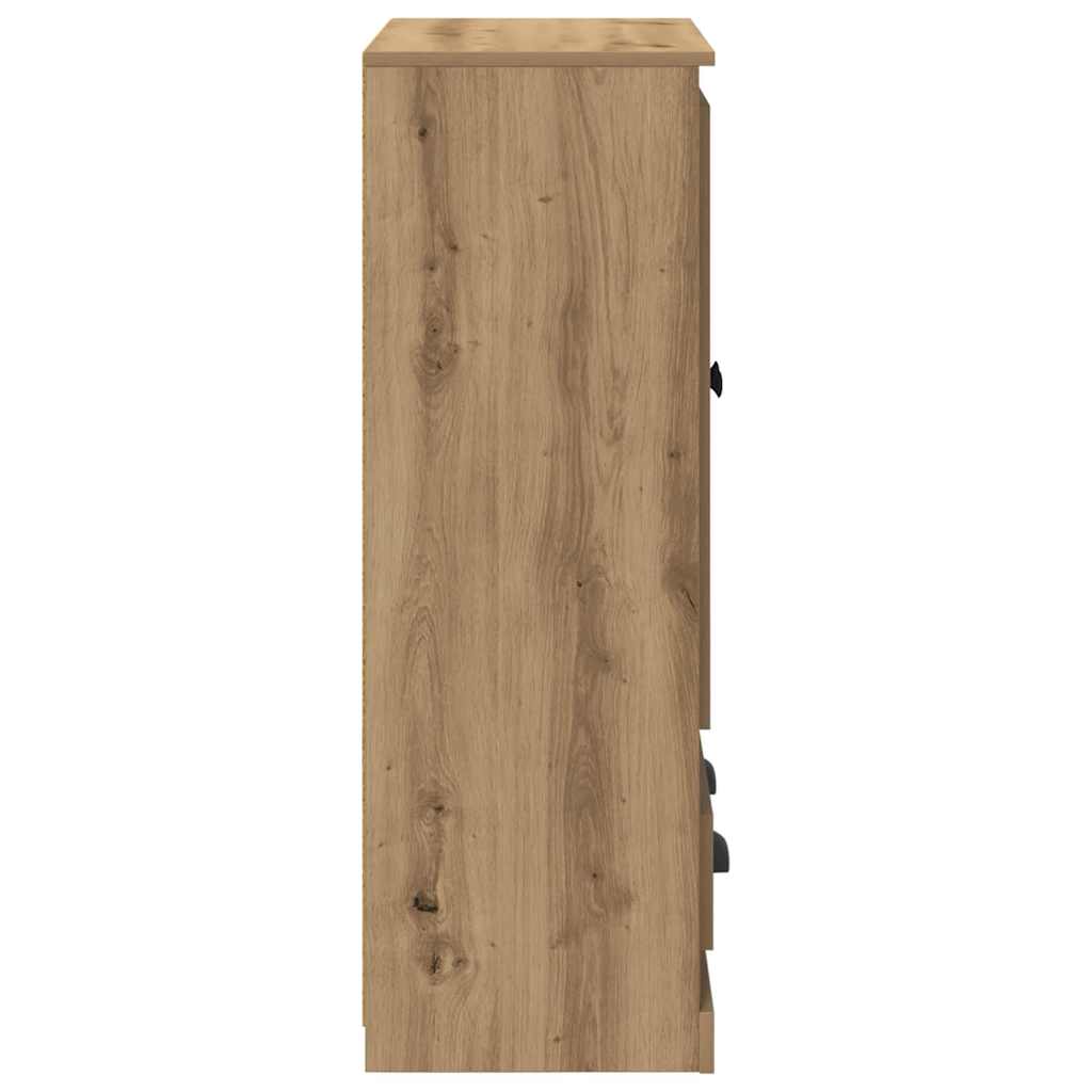 Haut Armoire avec tiroir Chêne artisanal 60 x 35,5 x 103,5 cm - XIOS