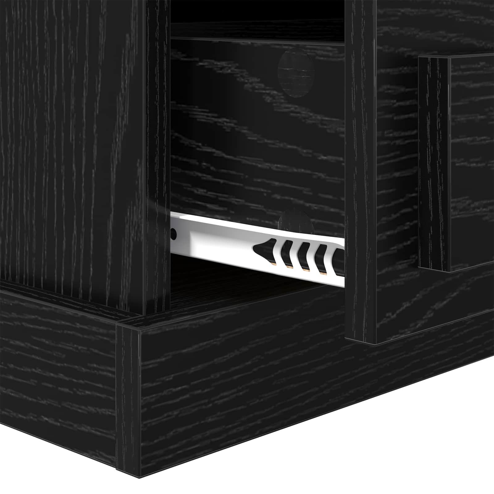 Cabinet de chevet Chêne noir 36 x 43 x 60 cm Bois d'ingénierie - XIOS