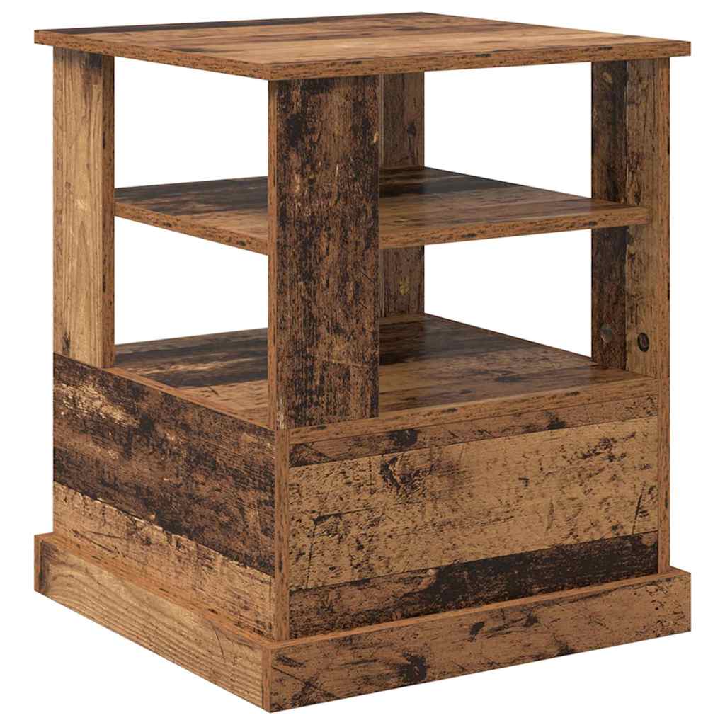 Cabinet de chevet Bois ancien 50 x 50 x 60 cm Bois d'ingénierie - XIOS