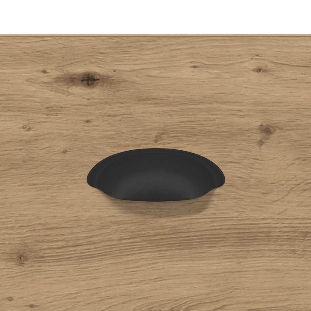 Cabinet de chevet avec tiroir chêne artisanal 50 x 50 x 60 cm - XIOS
