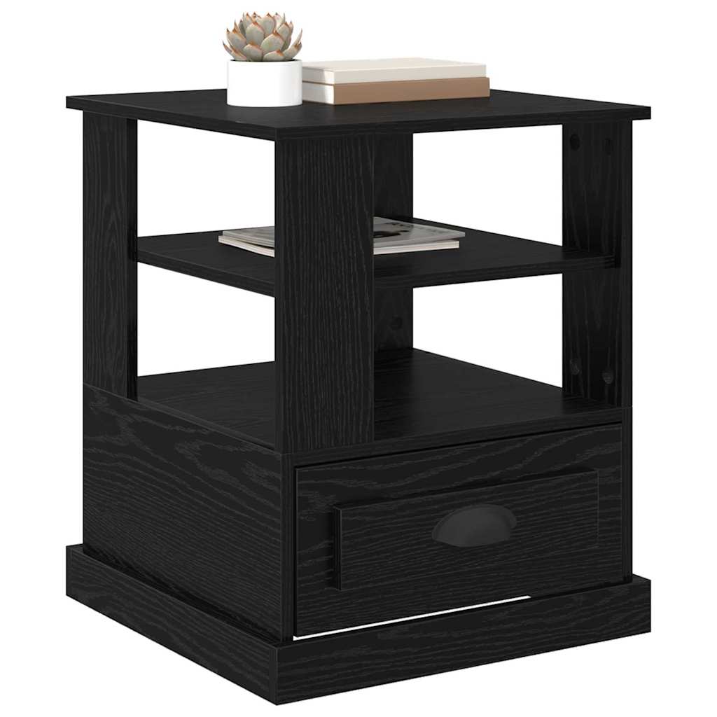 Cabinet de chevet Chêne noir 50 x 50 x 60 cm Bois d'ingénierie - XIOS