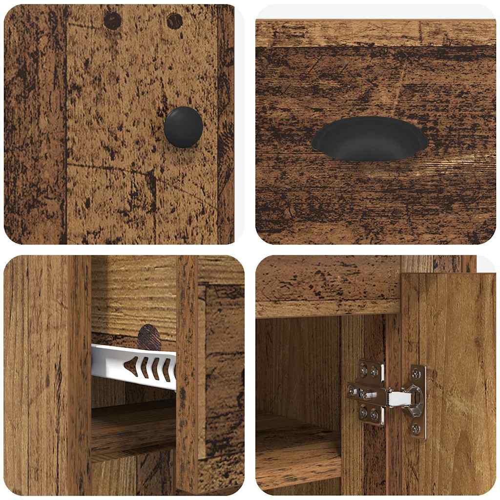 Haut Armoire Bois Ancien 70 x 35,5 x 67,5 cm Bois d'ingénierie - XIOS