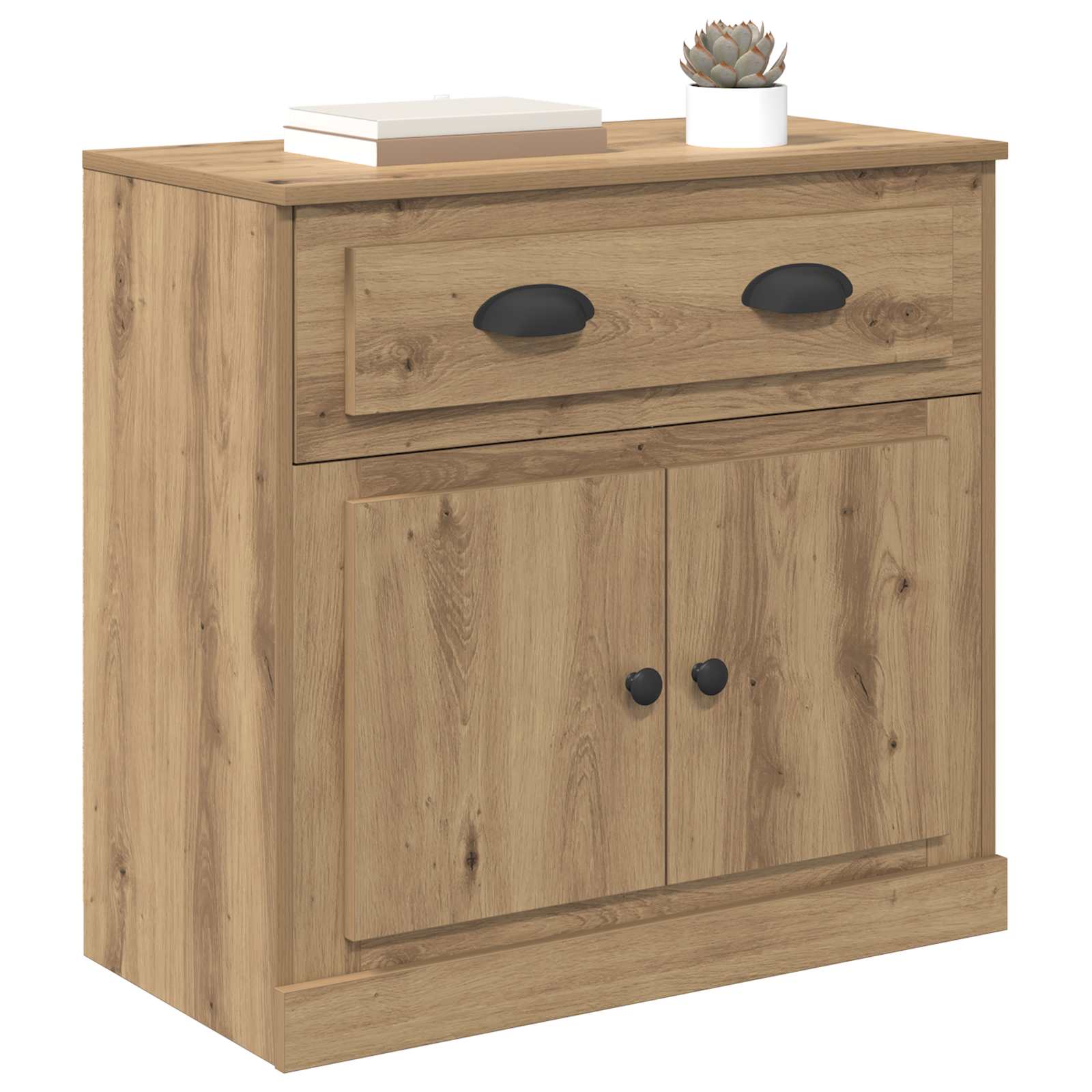 Haut Armoire avec tiroir Chêne artisanal 70 x 35,5 x 67,5 cm - XIOS