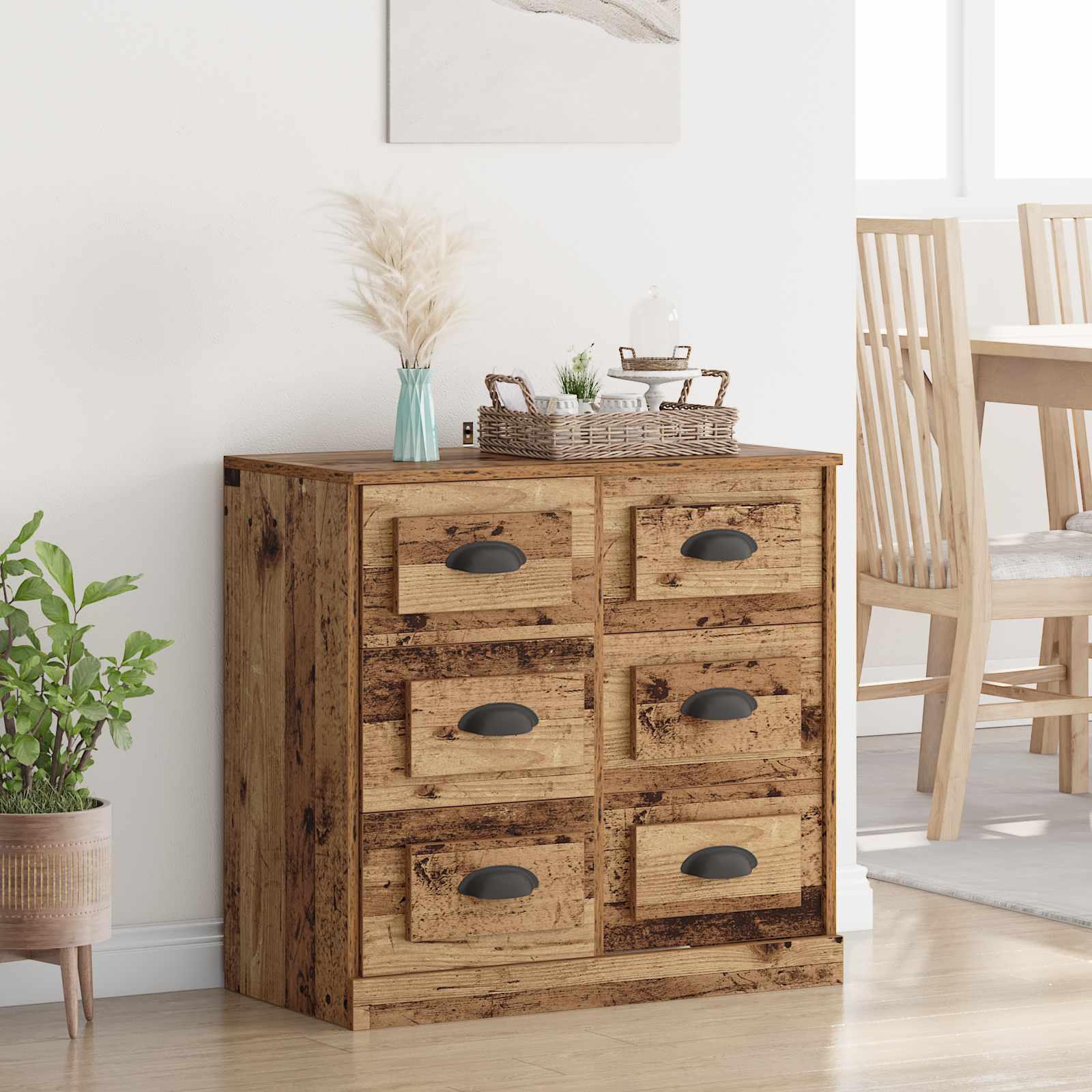 Buffet Bois Ancien 70 x 35,5 x 67,5 cm Bois d'ingénierie - XIOS