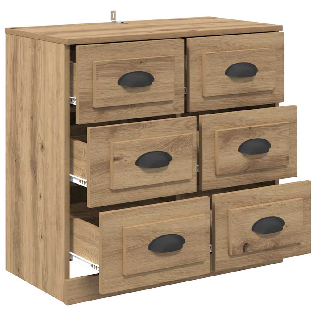Buffet Chêne artisanal 70 x 35,5 x 67,5 cm Bois d'ingénierie - XIOS