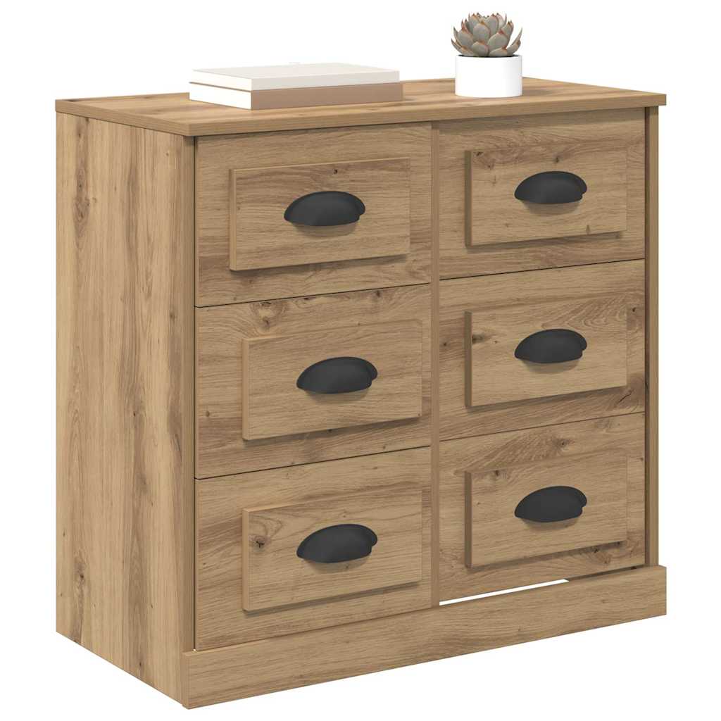 Buffet Chêne artisanal 70 x 35,5 x 67,5 cm Bois d'ingénierie - XIOS