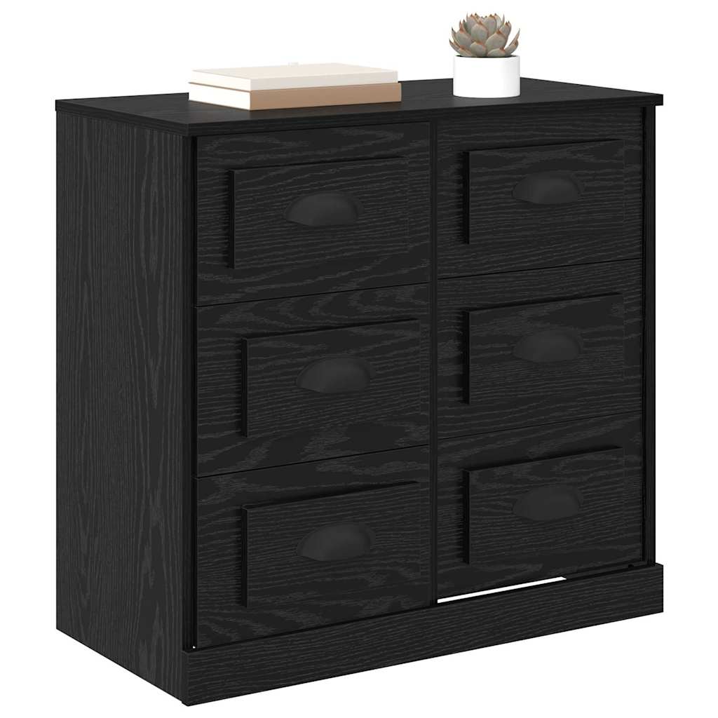 Buffet Chêne noir 70 x 35,5 x 67,5 cm Bois d'ingénierie - XIOS