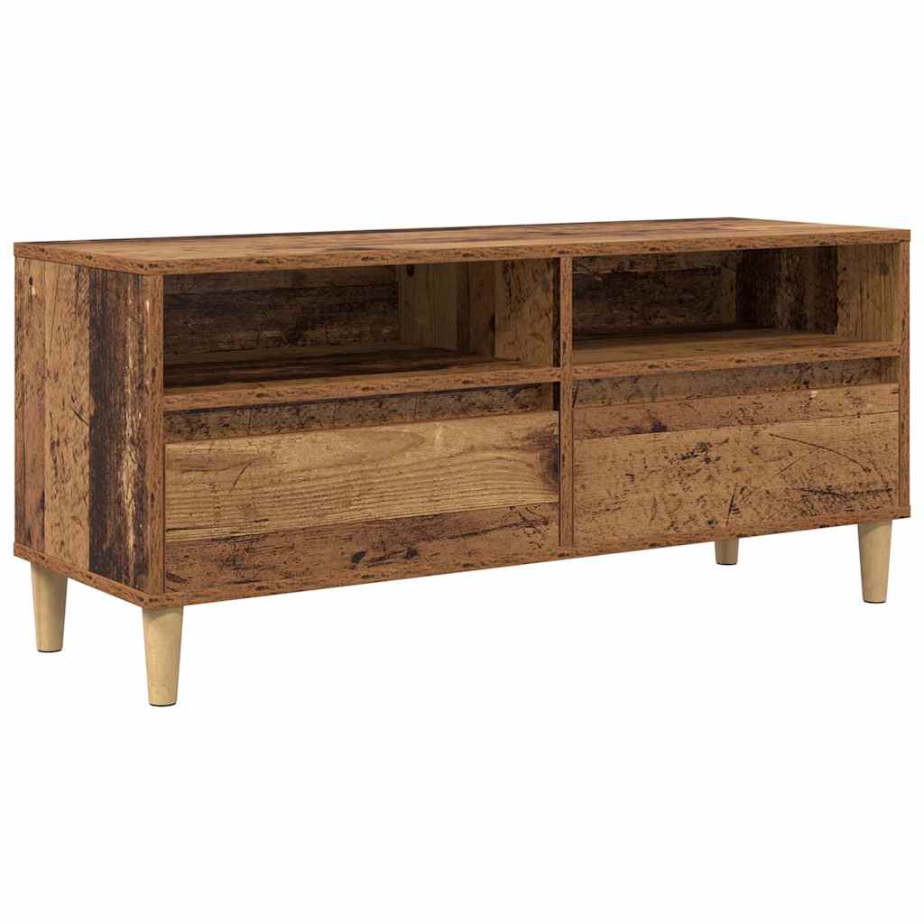 Meuble TV Bois Ancien 100 x 34,5 x 44,5 cm Bois d'ingénierie - XIOS