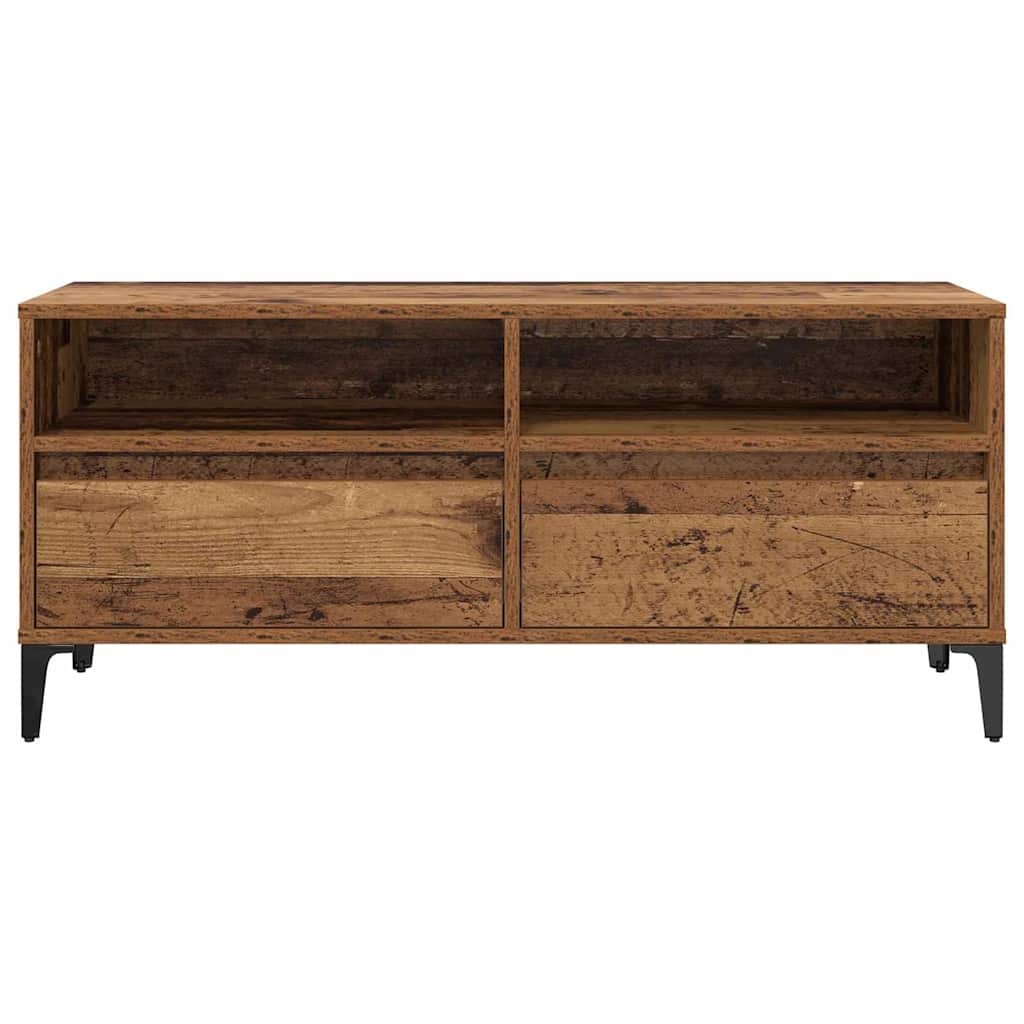 Meuble TV avec tiroir Bois Ancien 100 x 34,5 x 44,5 cm - XIOS
