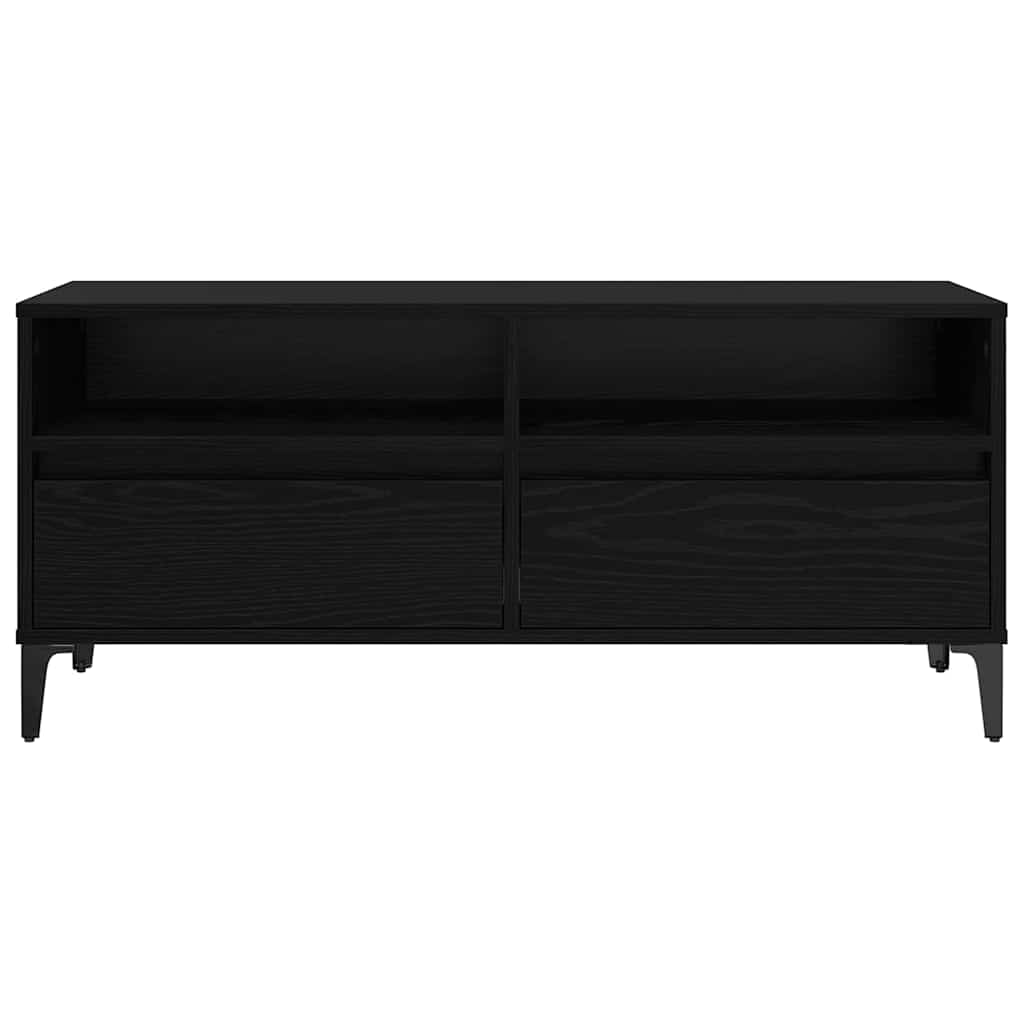 Meuble TV avec tiroir Chêne noir 100 x 34,5 x 44,5 cm - XIOS