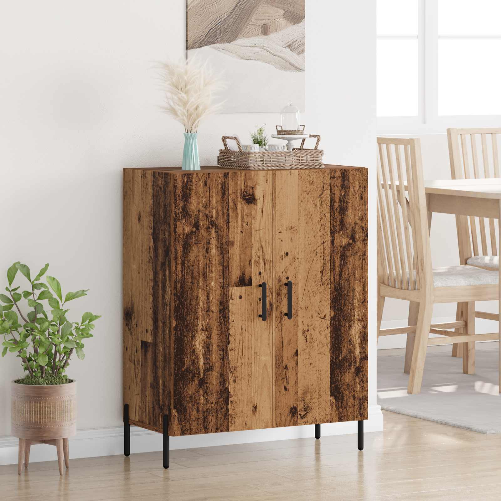 Buffet Bois ancien 69,5 x 34 x 90 cm Bois d'ingénierie - XIOS