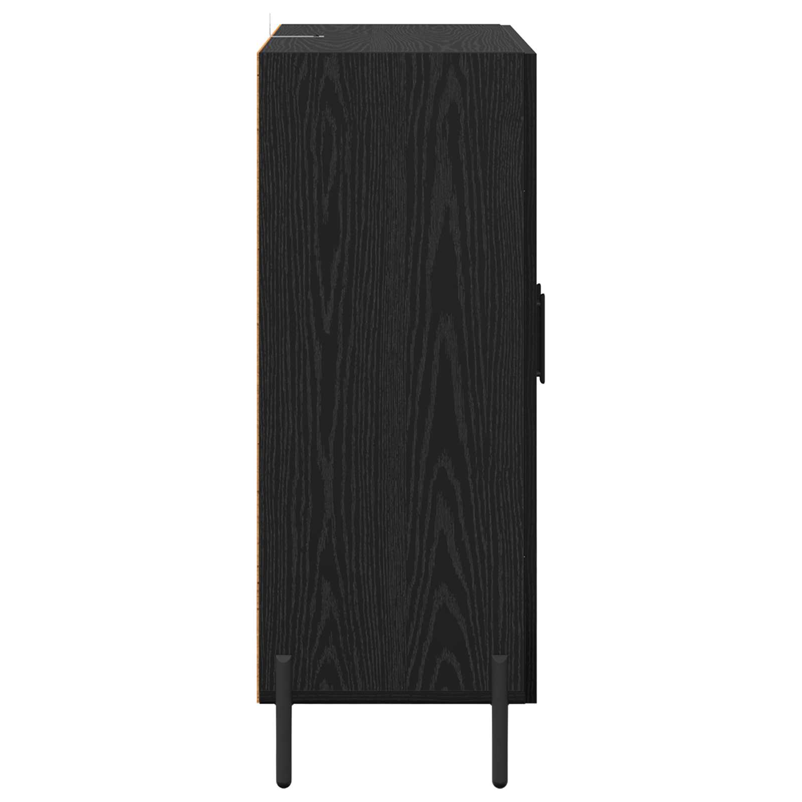 Buffet Chêne noir 69,5 x 34 x 90 cm Bois d'ingénierie - XIOS