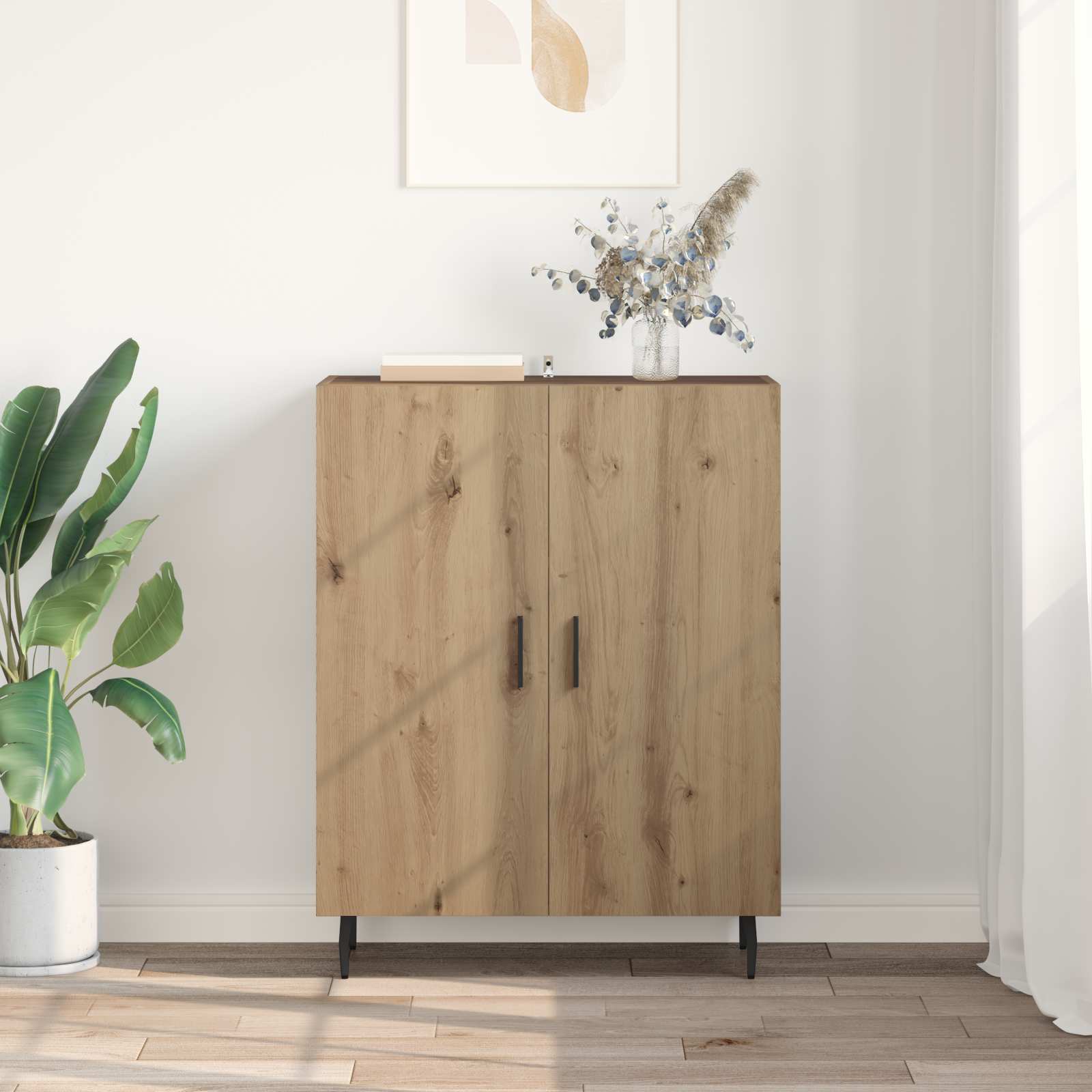 Buffet Chêne artisanal 69,5 x 34 x 90 cm Bois d'ingénierie - XIOS