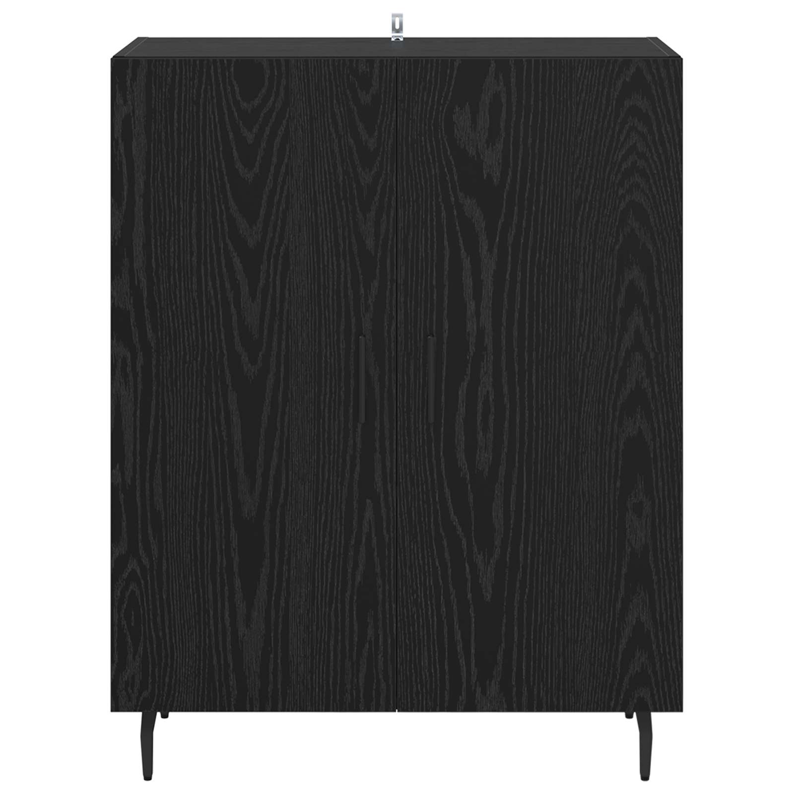 Buffet Chêne noir 69,5 x 34 x 90 cm Bois d'ingénierie - XIOS