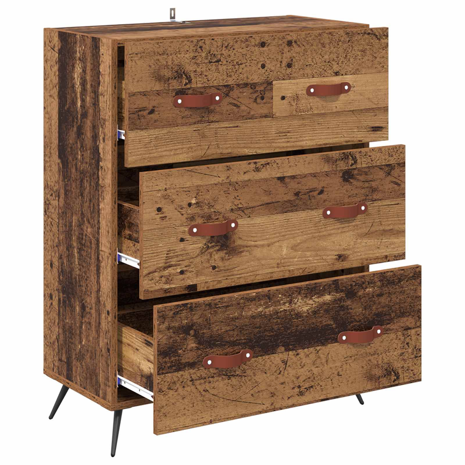 Commode Bois ancien 69,5 x 34 x 90 cm Bois d’ingénierie - XIOS