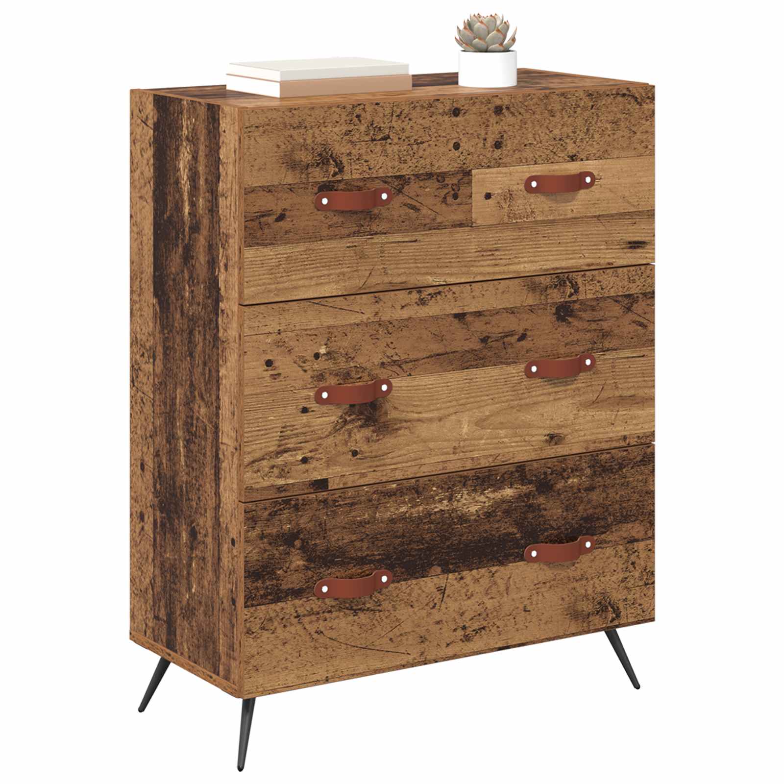 Commode Bois ancien 69,5 x 34 x 90 cm Bois d’ingénierie - XIOS