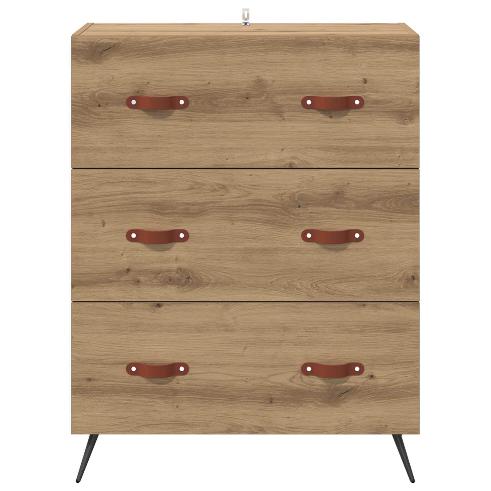 Commode Chêne Artisanal 69,5 x 34 x 90 cm Bois d’ingénierie - XIOS