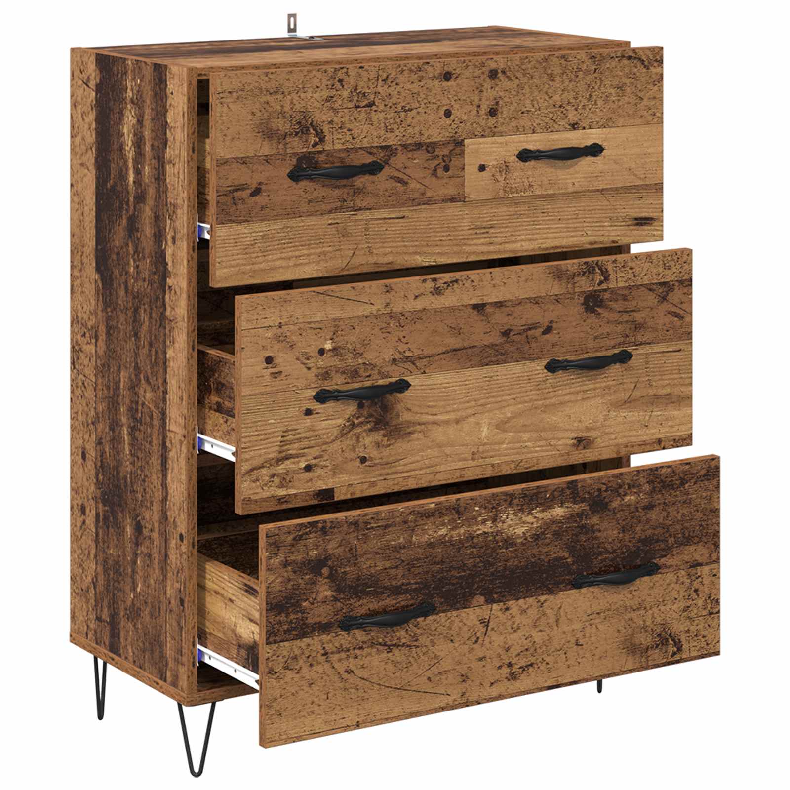 Buffet Bois Ancien 69,5 x 34 x 90 cm Bois d'ingénierie et fer - XIOS