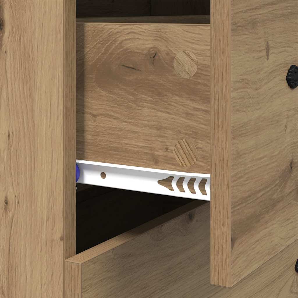 Buffet avec tiroir Chêne artisanal 69,5 x 34 x 90 cm - XIOS