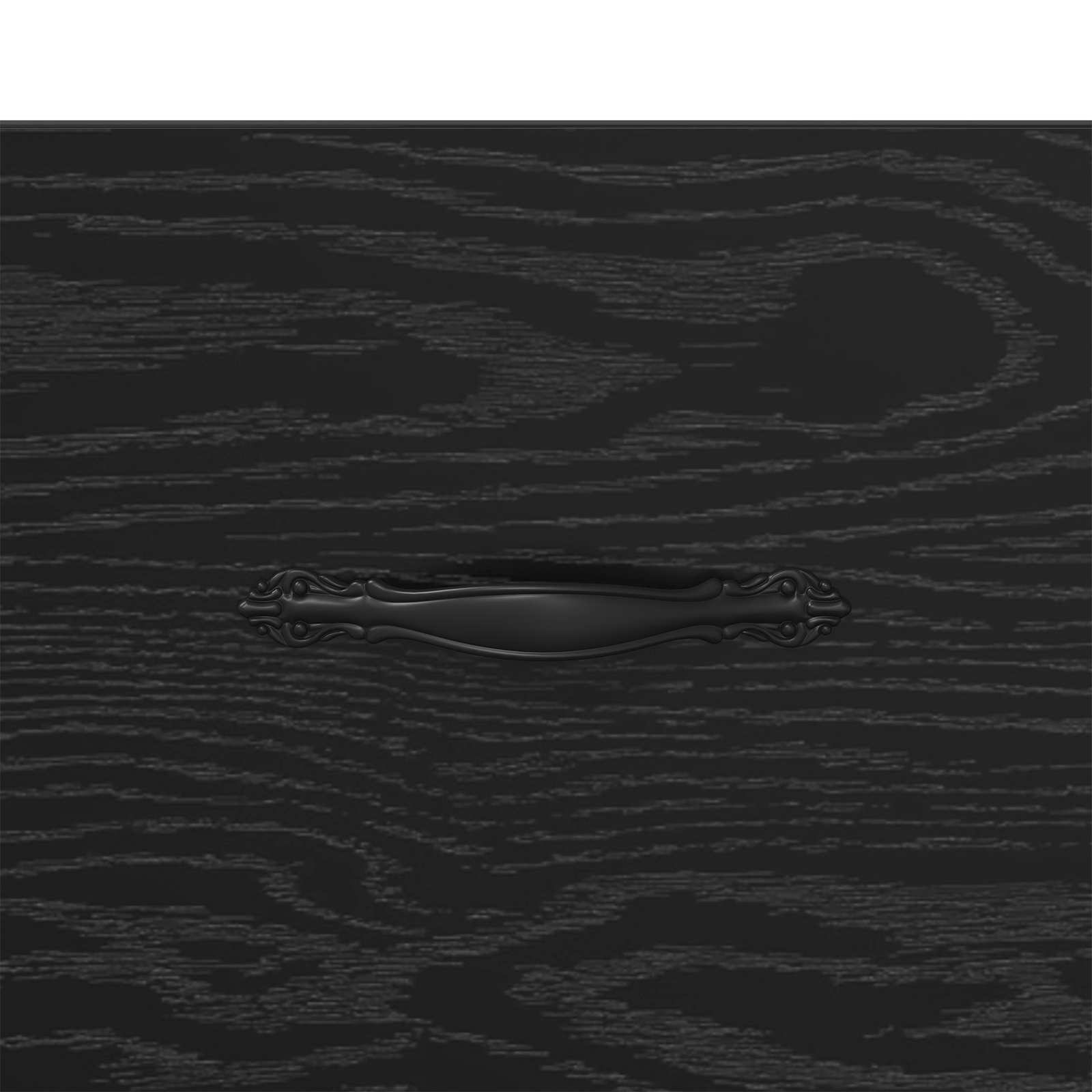 Buffet Chêne noir 69,5 x 34 x 90 cm Bois d'ingénierie et fer - XIOS