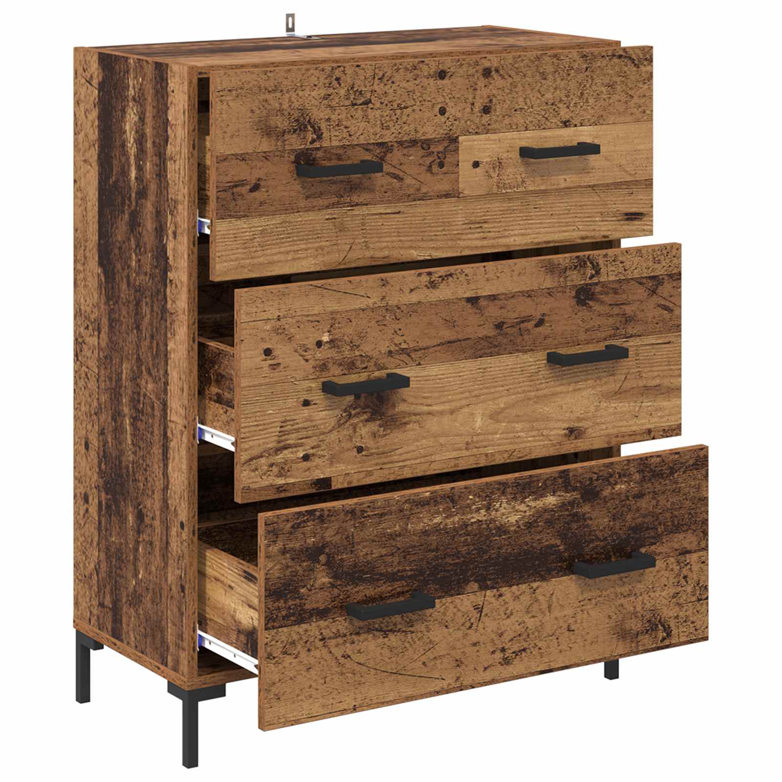 Buffet Bois Ancien 69,5 x 34 x 90 cm Bois d'ingénierie et fer - XIOS